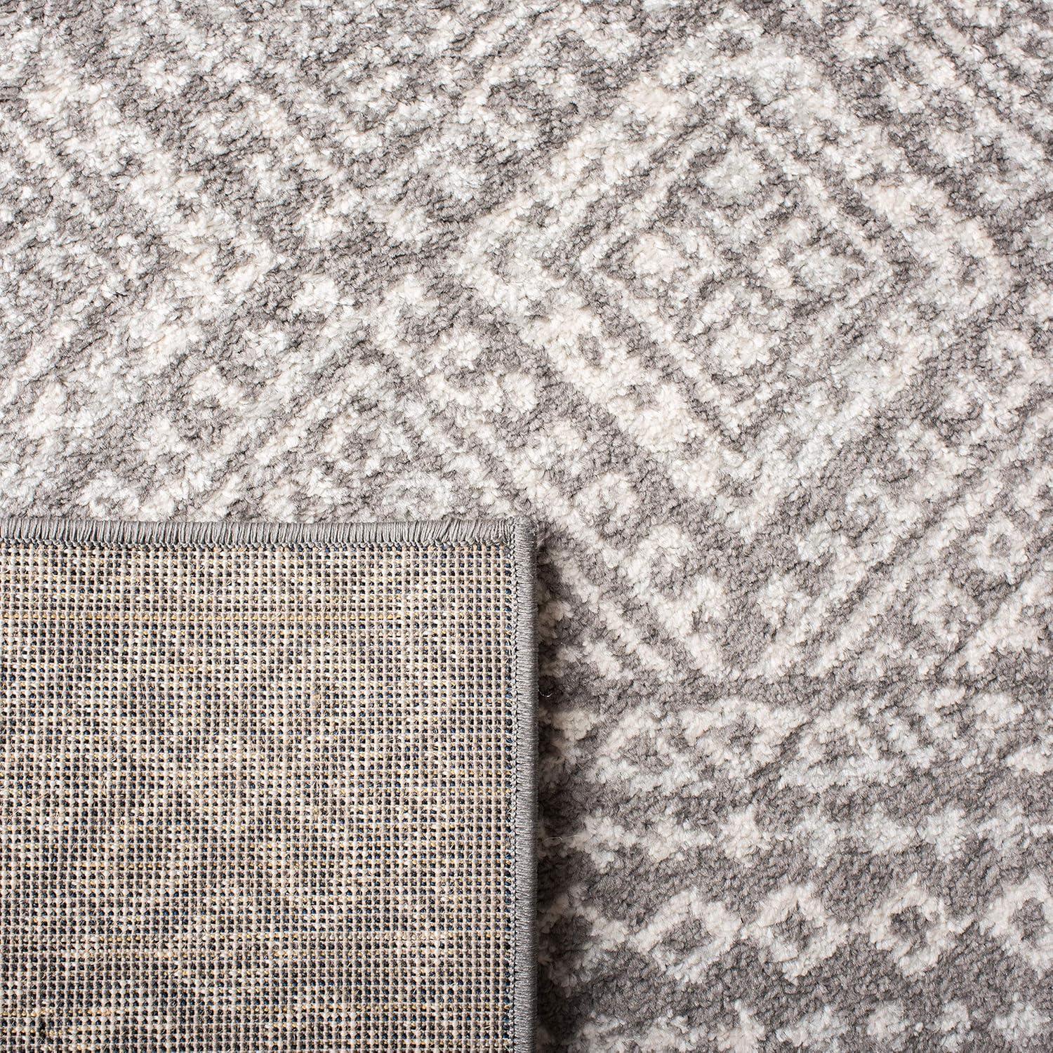 image:imageSAFAVIEH Area Rug 8x10 Tulum Collection Large Ivory amp Grey Moroccan Boho Distressed Design NonShedding amp Easy to Clean Ideal for Living Room Bedroom Dining Space TUL264ADark GreyIvory