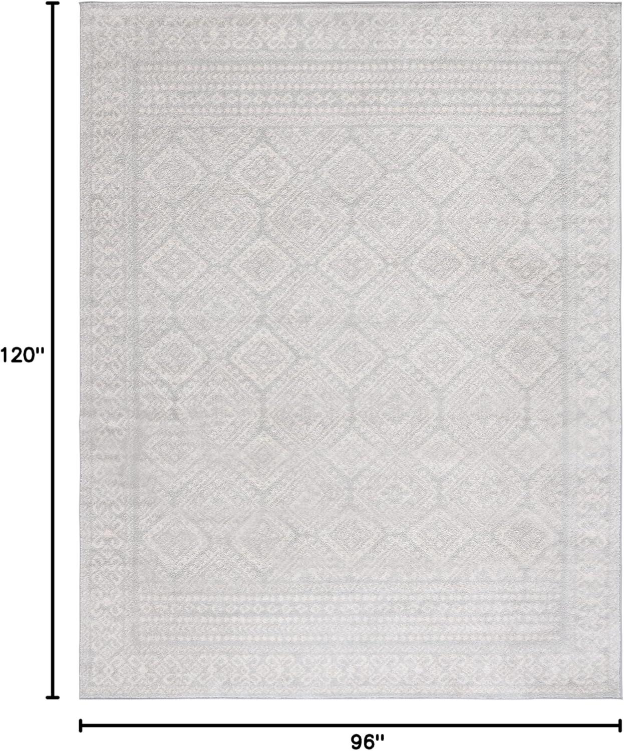 image:imageSAFAVIEH Area Rug 8x10 Tulum Collection Large Ivory amp Grey Moroccan Boho Distressed Design NonShedding amp Easy to Clean Ideal for Living Room Bedroom Dining Space TUL264ALight GreyIvory