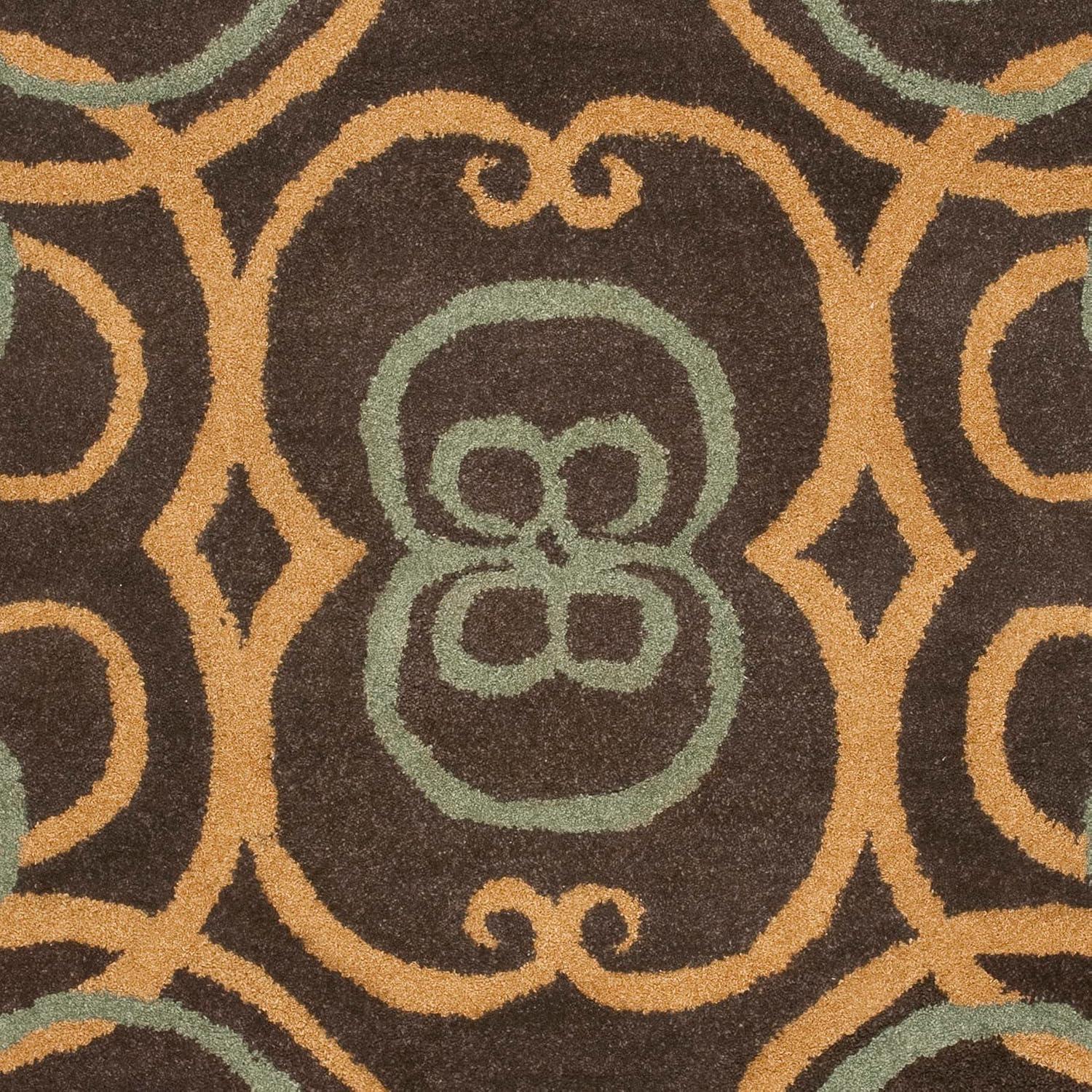 image:imageSAFAVIEH Area Rug 8x10 Tulum Collection Large Navy amp Ivory Moroccan Boho Distressed Design NonShedding amp Easy to Clean Ideal for Living Room Bedroom Dining Space TUL270NBlackIvory