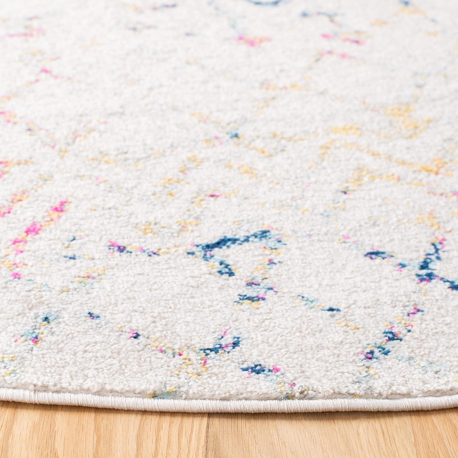 image:imageSAFAVIEH Area Rug 8x10 Tulum Collection Large Navy amp Ivory Moroccan Boho Distressed Design NonShedding amp Easy to Clean Ideal for Living Room Bedroom Dining Space TUL270NIvoryBlue