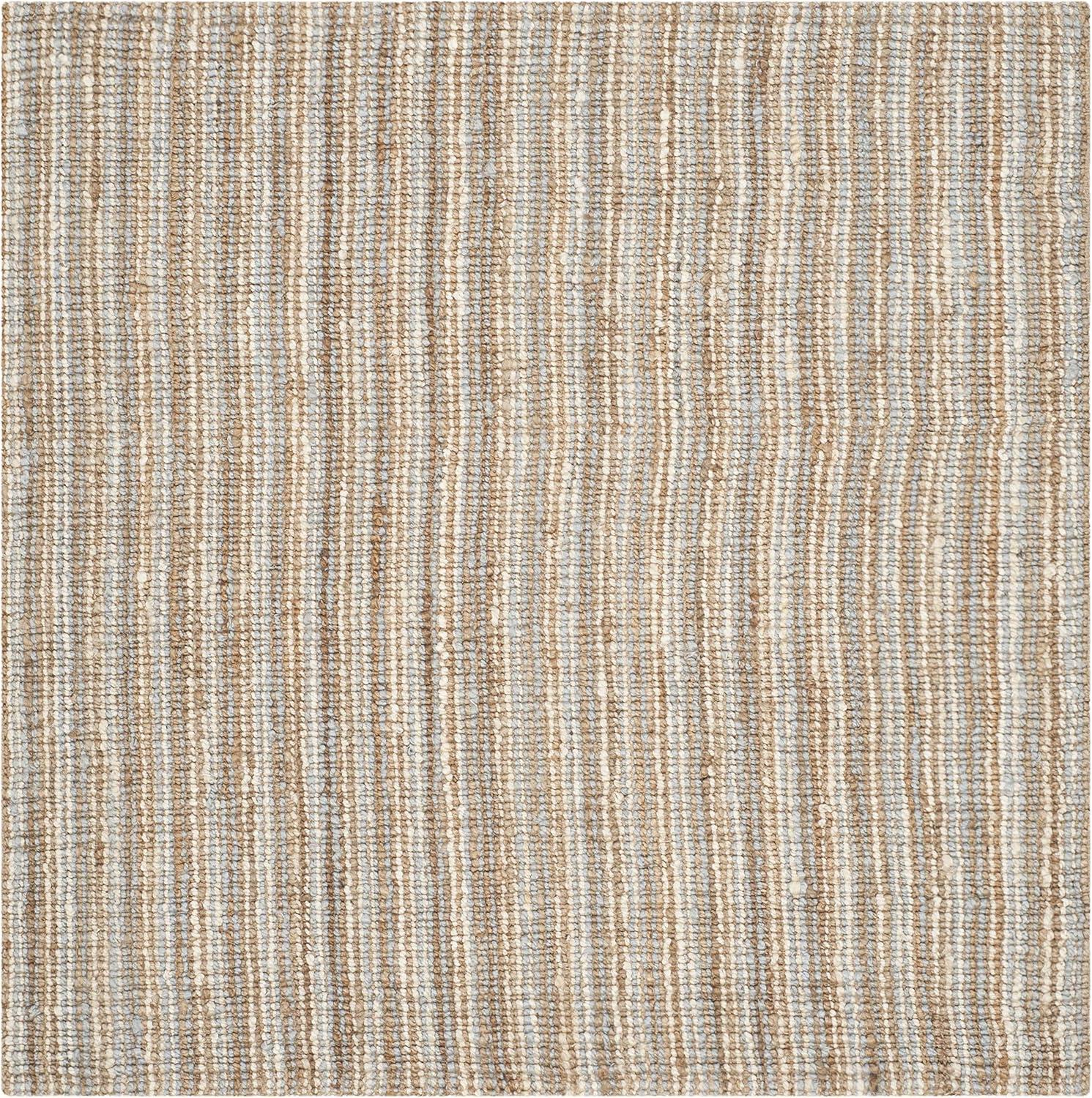 image:imageSAFAVIEH Area Rug 9x12 Natural Fiber Collection Large Natural Brown Handmade Jute Farmhouse Style Chunky Textured Thick Pile NF447AGreyNatural