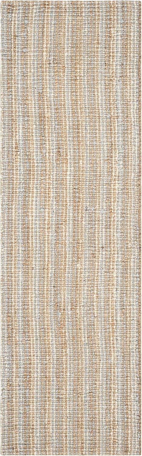 image:imageSAFAVIEH Area Rug 9x12 Natural Fiber Collection Large Natural Brown Handmade Jute Farmhouse Style Chunky Textured Thick Pile NF447AGreyNatural