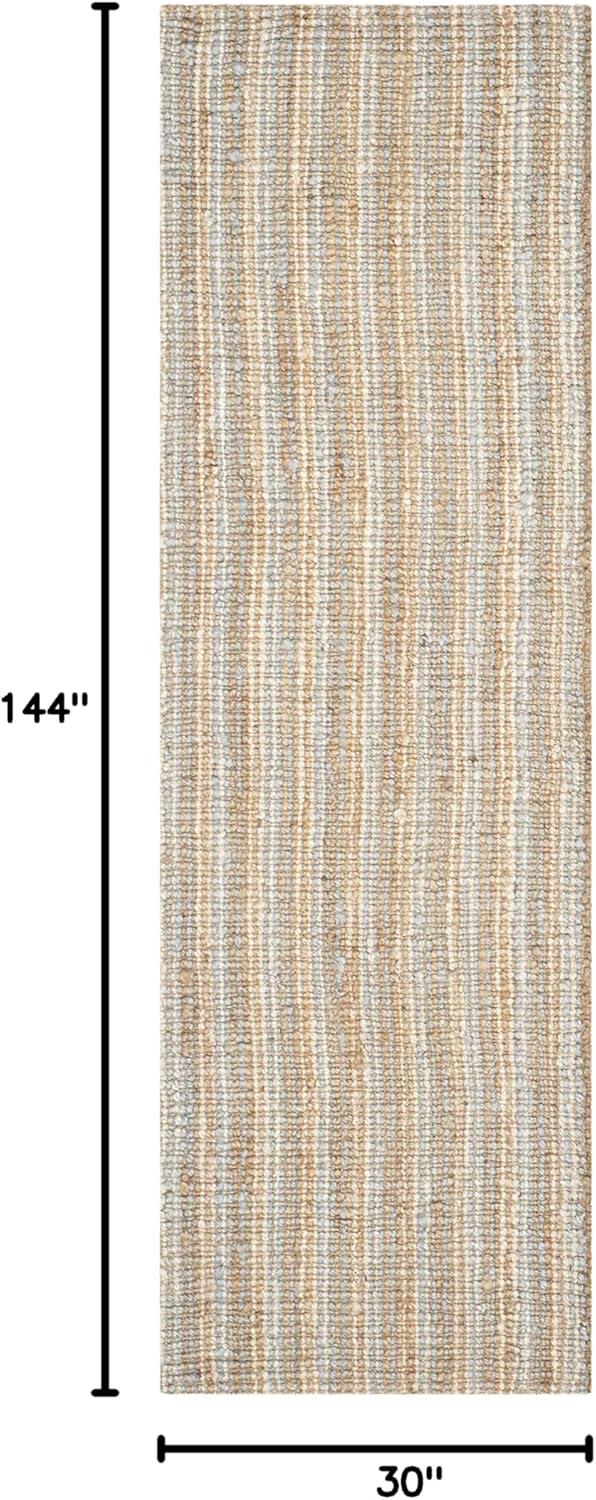 image:imageSAFAVIEH Area Rug 9x12 Natural Fiber Collection Large Natural Brown Handmade Jute Farmhouse Style Chunky Textured Thick Pile NF447AGreyNatural