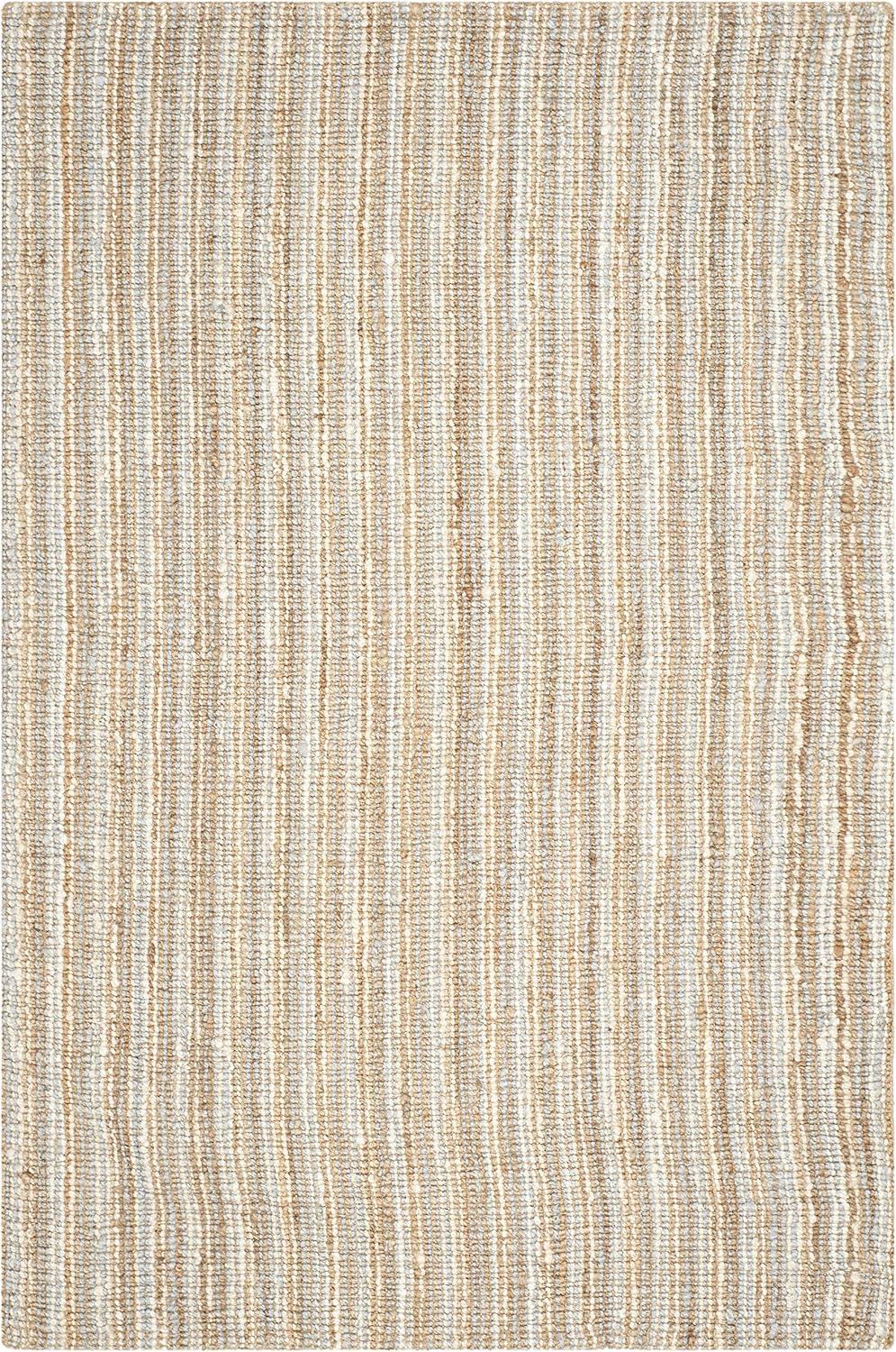 image:imageSAFAVIEH Area Rug 9x12 Natural Fiber Collection Large Natural Brown Handmade Jute Farmhouse Style Chunky Textured Thick Pile NF447AGreyNatural