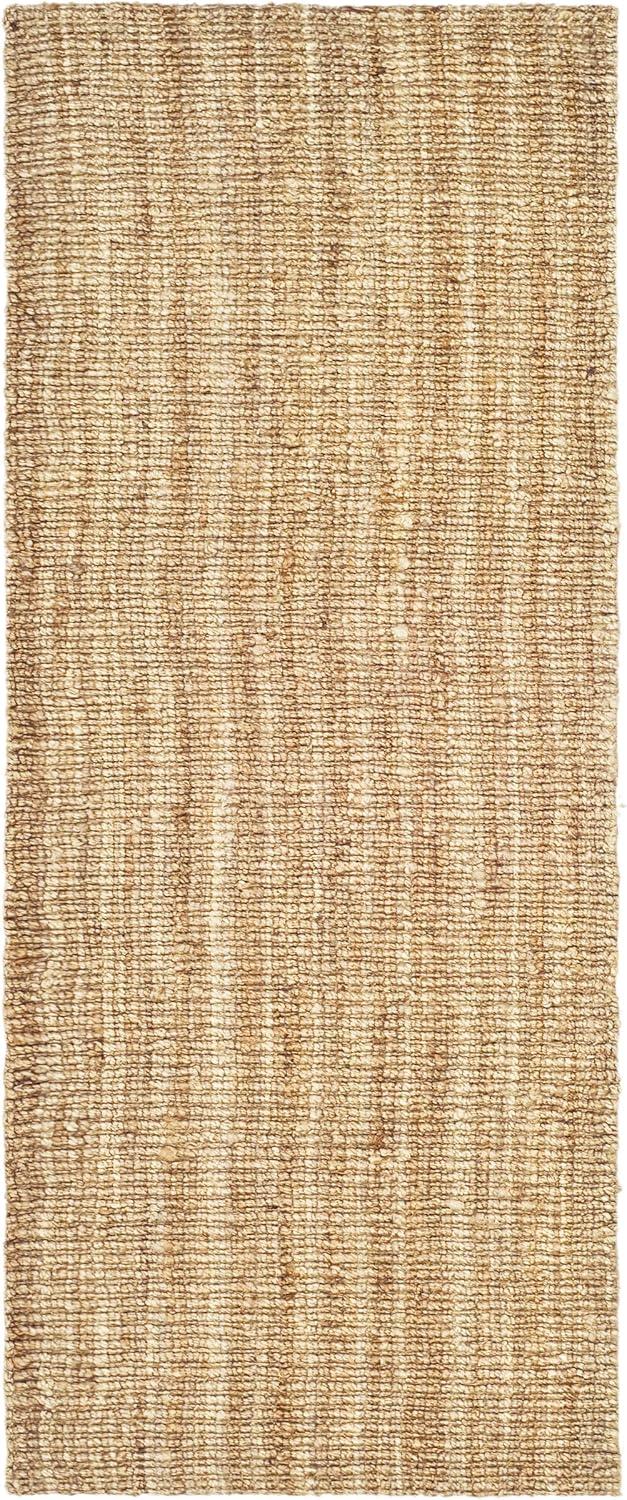 image:imageSAFAVIEH Area Rug 9x12 Natural Fiber Collection Large Natural Brown Handmade Jute Farmhouse Style Chunky Textured Thick Pile NF447ANatural