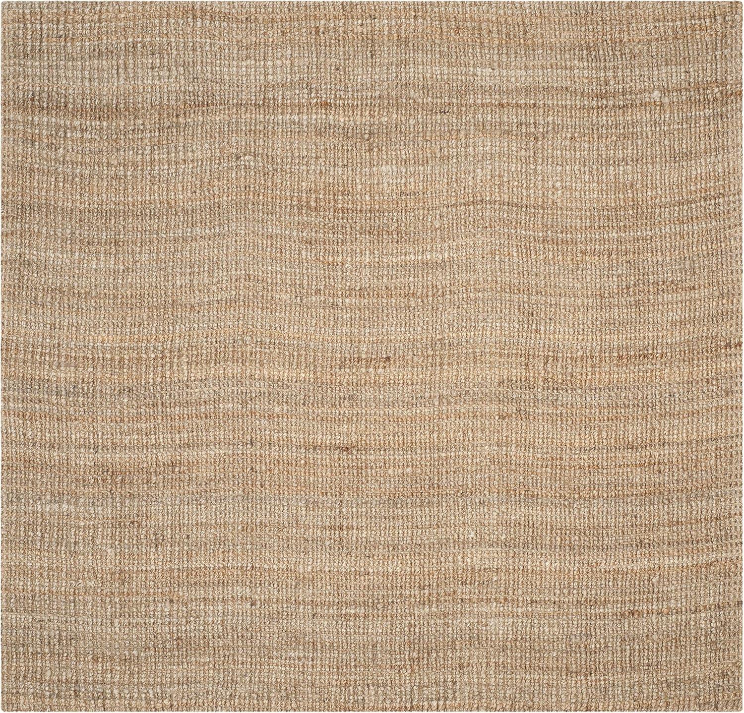 image:imageSAFAVIEH Area Rug 9x12 Natural Fiber Collection Large Natural Brown Handmade Jute Farmhouse Style Chunky Textured Thick Pile NF447ANatural
