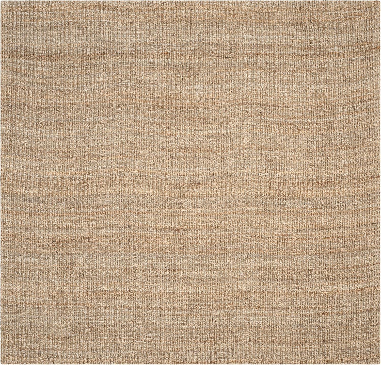 image:imageSAFAVIEH Area Rug 9x12 Natural Fiber Collection Large Natural Brown Handmade Jute Farmhouse Style Chunky Textured Thick Pile NF447ANatural