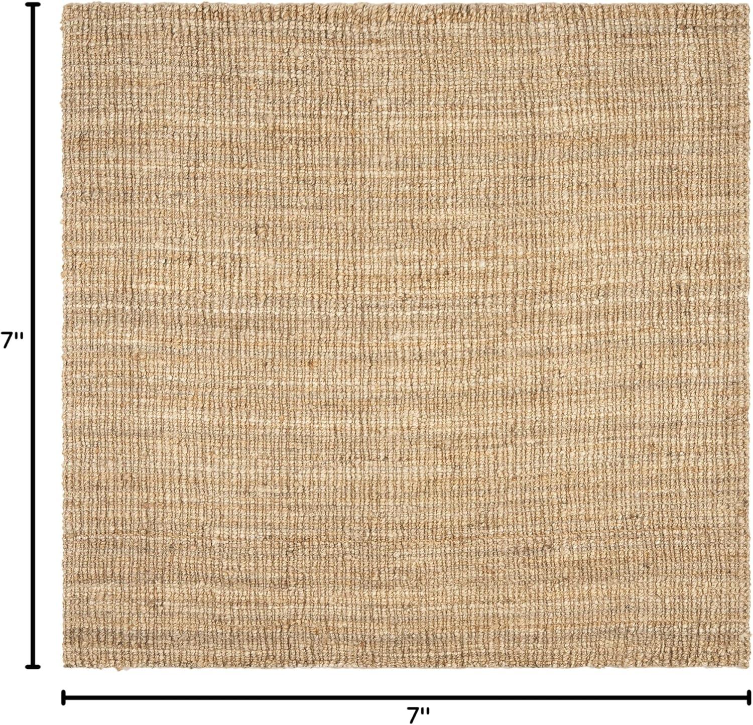 image:imageSAFAVIEH Area Rug 9x12 Natural Fiber Collection Large Natural Brown Handmade Jute Farmhouse Style Chunky Textured Thick Pile NF447ANatural