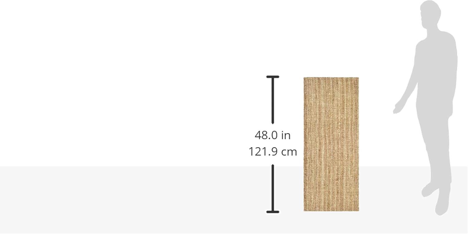 image:imageSAFAVIEH Area Rug 9x12 Natural Fiber Collection Large Natural Brown Handmade Jute Farmhouse Style Chunky Textured Thick Pile NF447ANatural