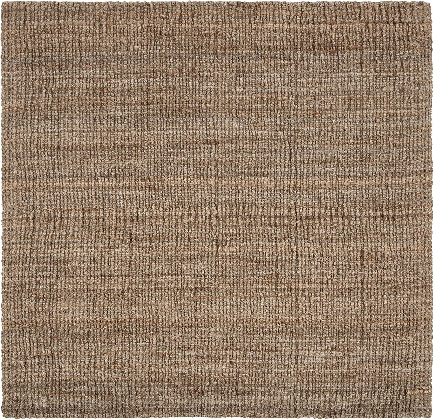 image:imageSAFAVIEH Area Rug 9x12 Natural Fiber Collection Large Natural Brown Handmade Jute Farmhouse Style Chunky Textured Thick Pile NF447ANaturalGrey