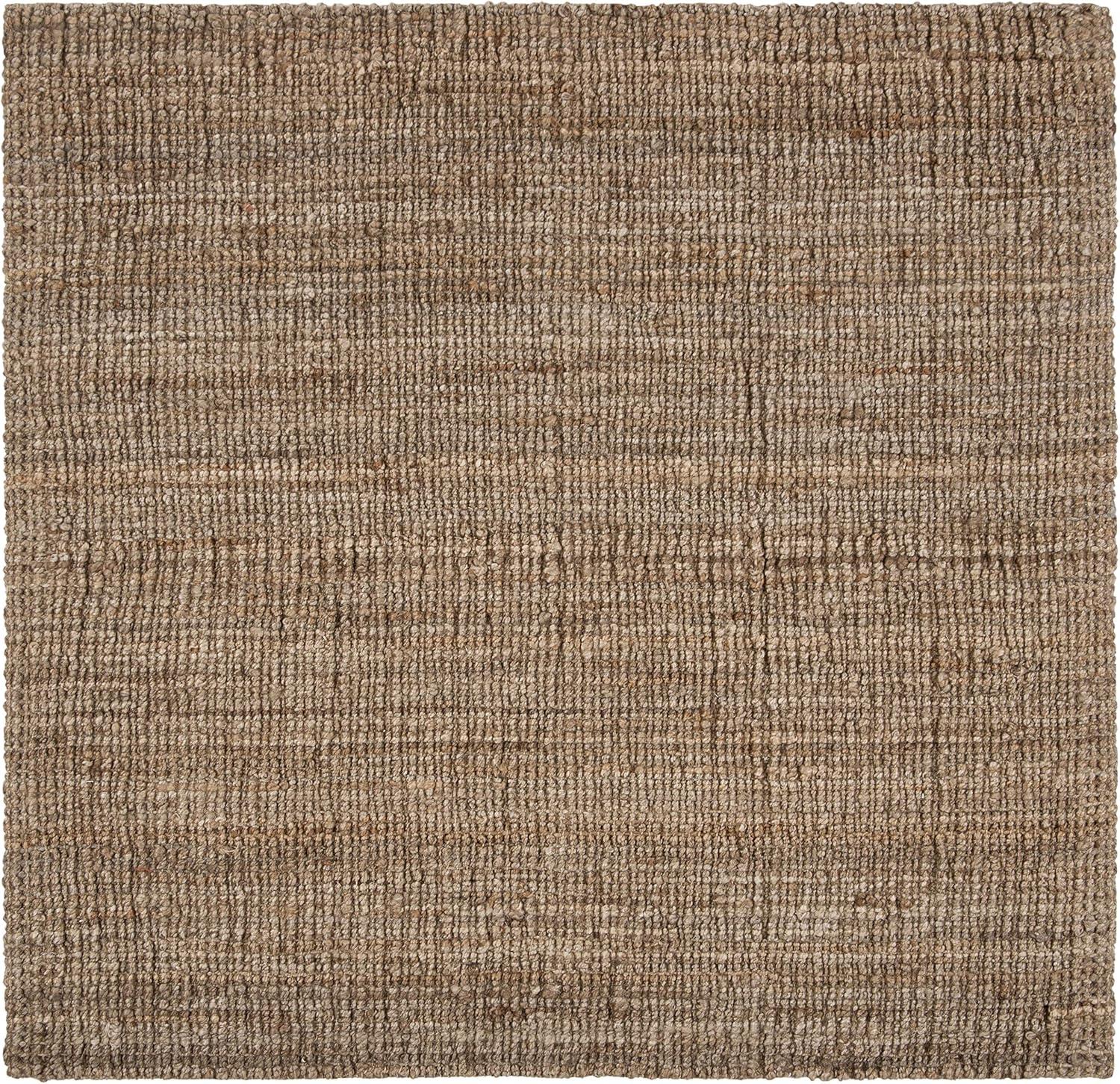 image:imageSAFAVIEH Area Rug 9x12 Natural Fiber Collection Large Natural Brown Handmade Jute Farmhouse Style Chunky Textured Thick Pile NF447ANaturalGrey