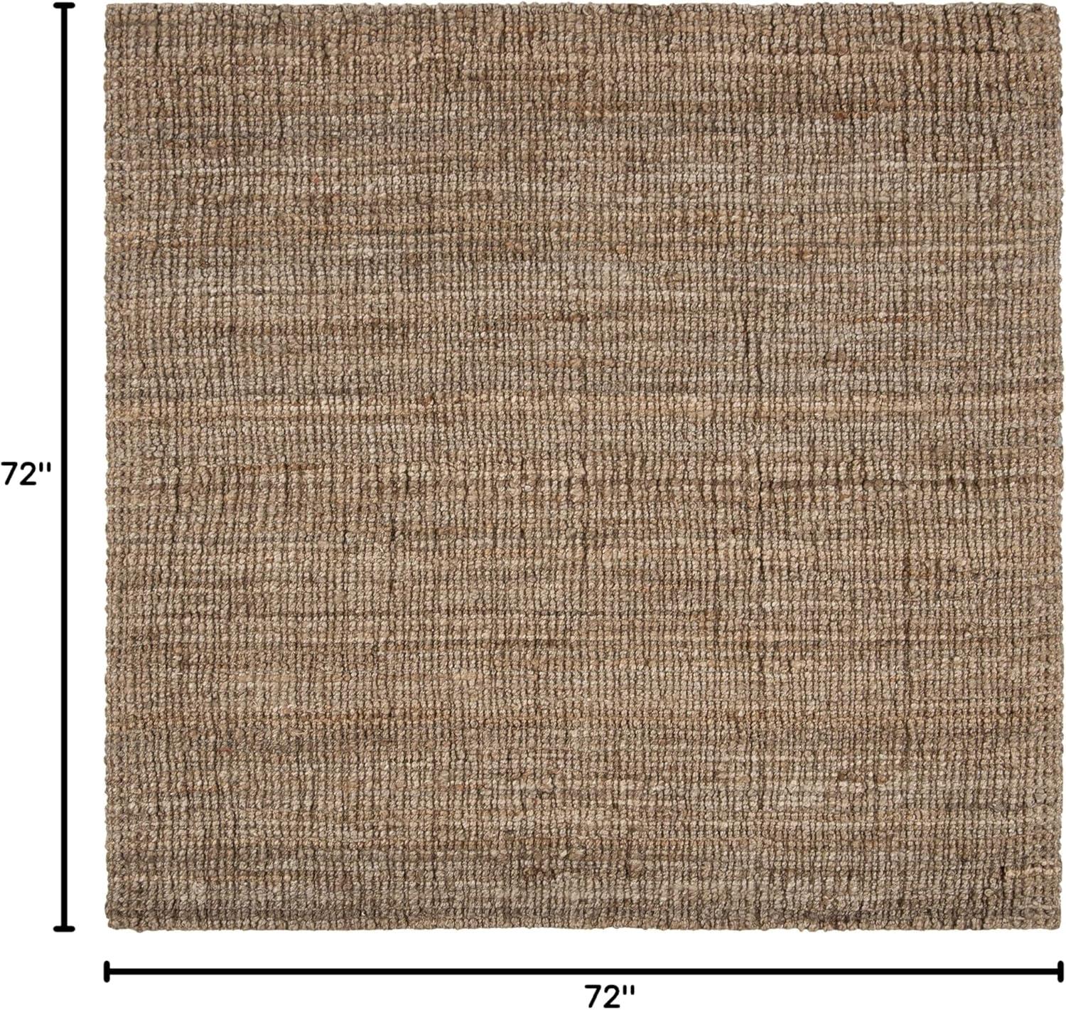image:imageSAFAVIEH Area Rug 9x12 Natural Fiber Collection Large Natural Brown Handmade Jute Farmhouse Style Chunky Textured Thick Pile NF447ANaturalGrey