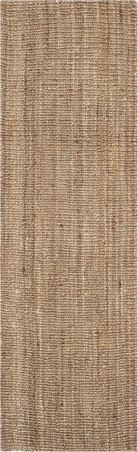 image:imageSAFAVIEH Area Rug 9x12 Natural Fiber Collection Large Natural Brown Handmade Jute Farmhouse Style Chunky Textured Thick Pile NF447ANaturalGrey