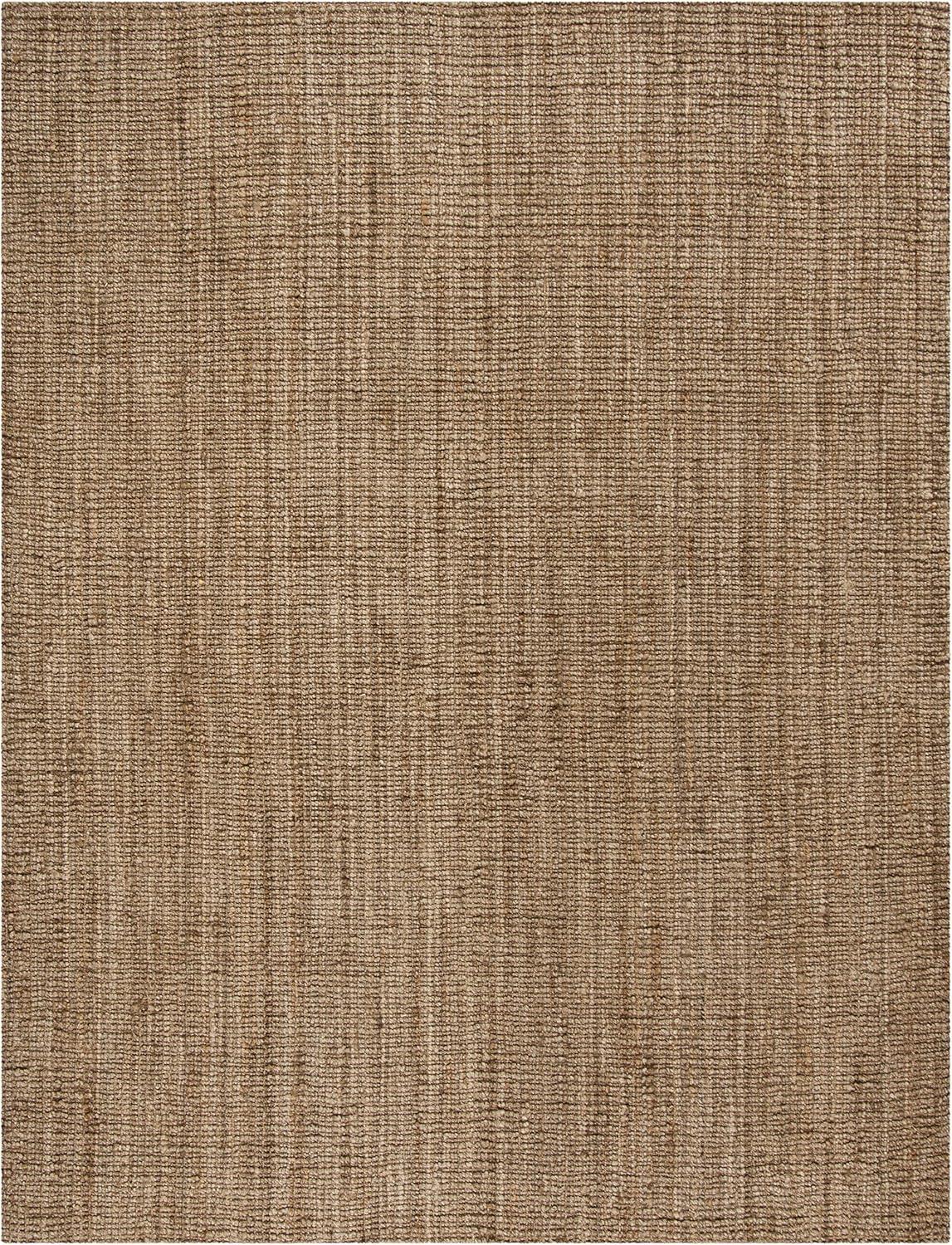 image:imageSAFAVIEH Area Rug 9x12 Natural Fiber Collection Large Natural Brown Handmade Jute Farmhouse Style Chunky Textured Thick Pile NF447ANaturalGrey