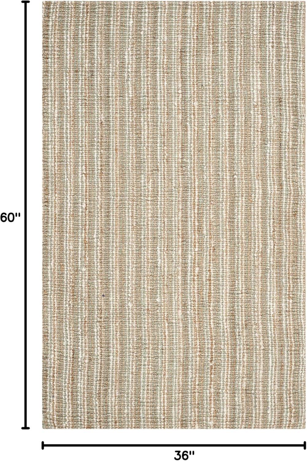 image:imageSAFAVIEH Area Rug 9x12 Natural Fiber Collection Large Natural Brown Handmade Jute Farmhouse Style Chunky Textured Thick Pile NF447ANaturalIvory