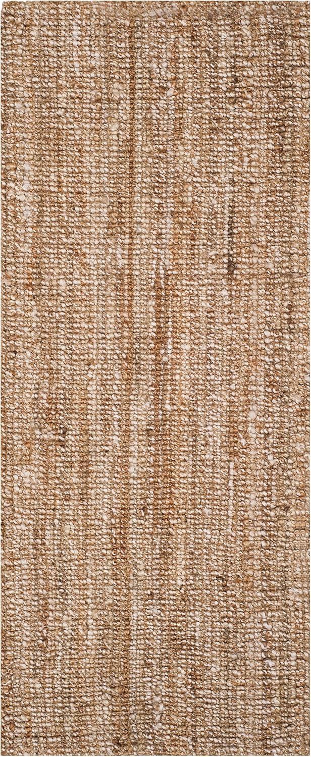 image:imageSAFAVIEH Area Rug 9x12 Natural Fiber Collection Large Natural Brown Handmade Jute Farmhouse Style Chunky Textured Thick Pile NF447ANaturalIvory