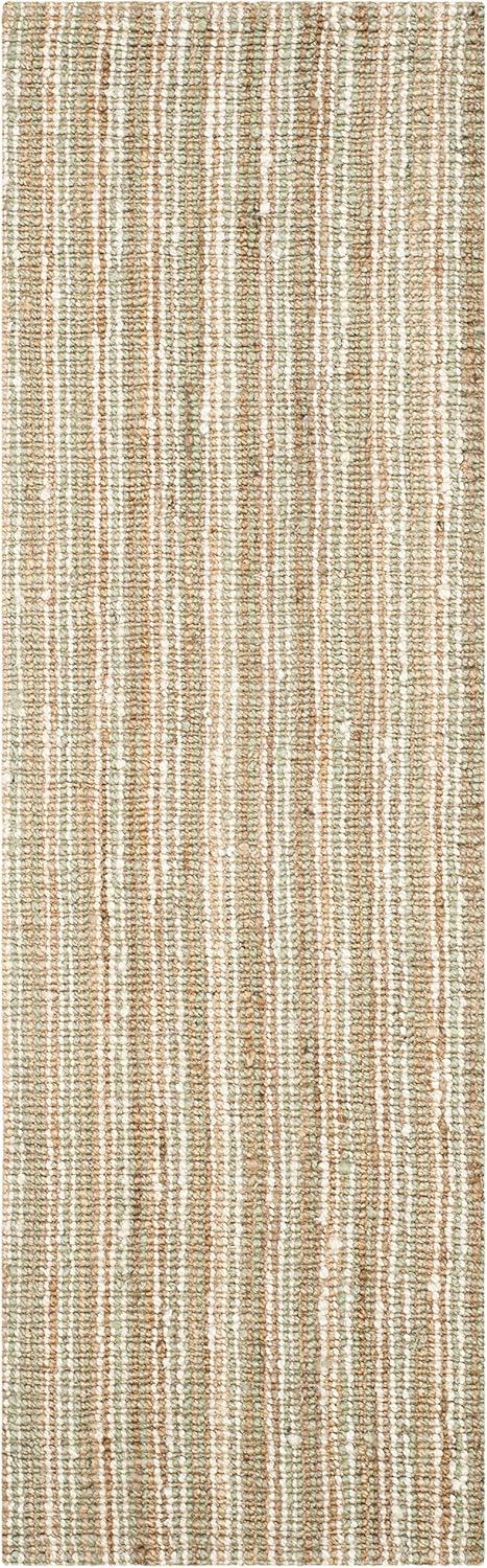 image:imageSAFAVIEH Area Rug 9x12 Natural Fiber Collection Large Natural Brown Handmade Jute Farmhouse Style Chunky Textured Thick Pile NF447ANaturalIvory