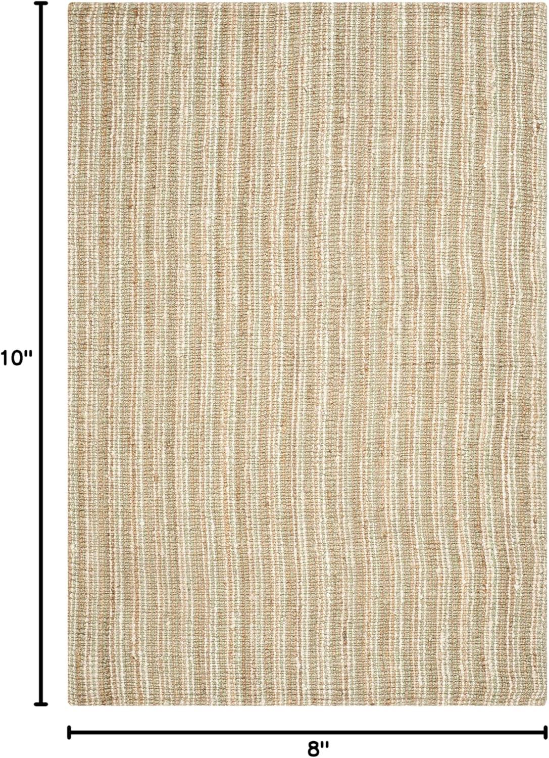 image:imageSAFAVIEH Area Rug 9x12 Natural Fiber Collection Large Natural Brown Handmade Jute Farmhouse Style Chunky Textured Thick Pile NF447ANaturalIvory
