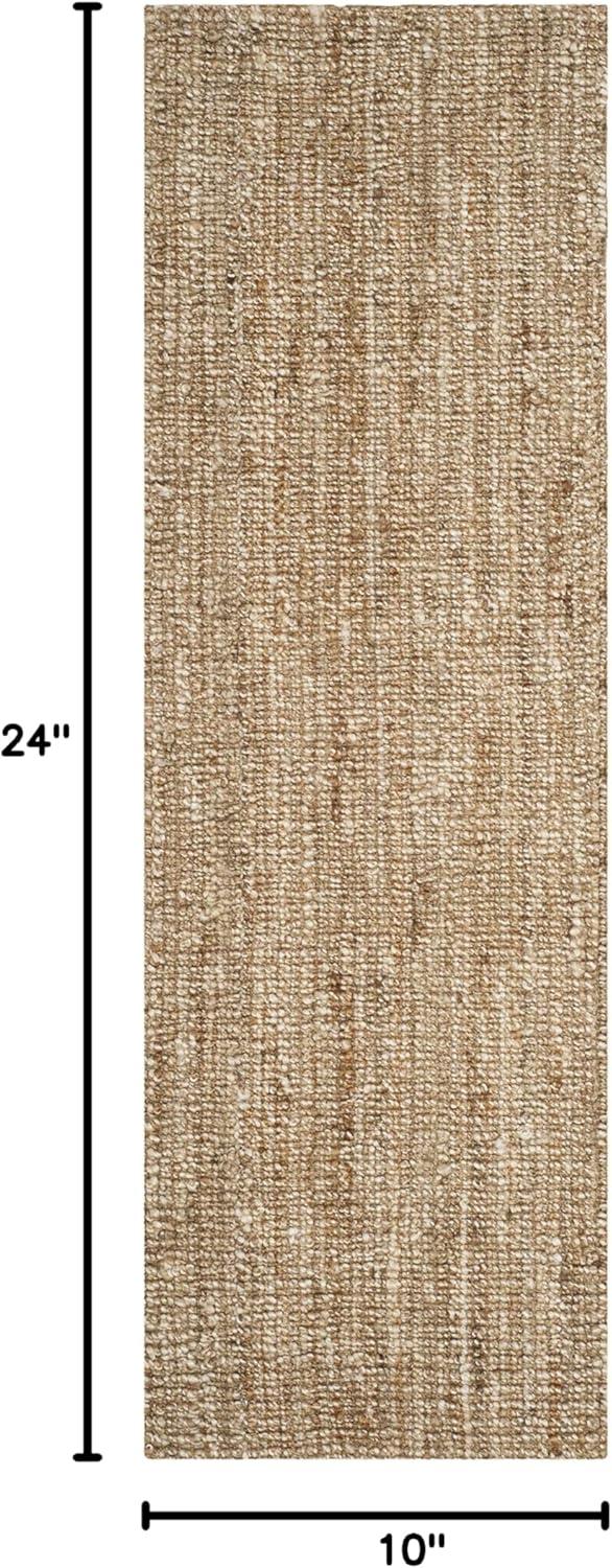 image:imageSAFAVIEH Area Rug 9x12 Natural Fiber Collection Large Natural Brown Handmade Jute Farmhouse Style Chunky Textured Thick Pile NF447ANaturalIvory