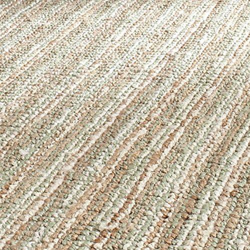 image:imageSAFAVIEH Area Rug 9x12 Natural Fiber Collection Large Natural Brown Handmade Jute Farmhouse Style Chunky Textured Thick Pile NF447ASageNatural