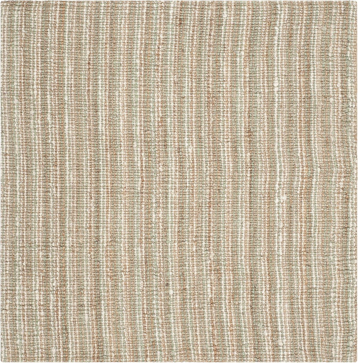 image:imageSAFAVIEH Area Rug 9x12 Natural Fiber Collection Large Natural Brown Handmade Jute Farmhouse Style Chunky Textured Thick Pile NF447ASageNatural