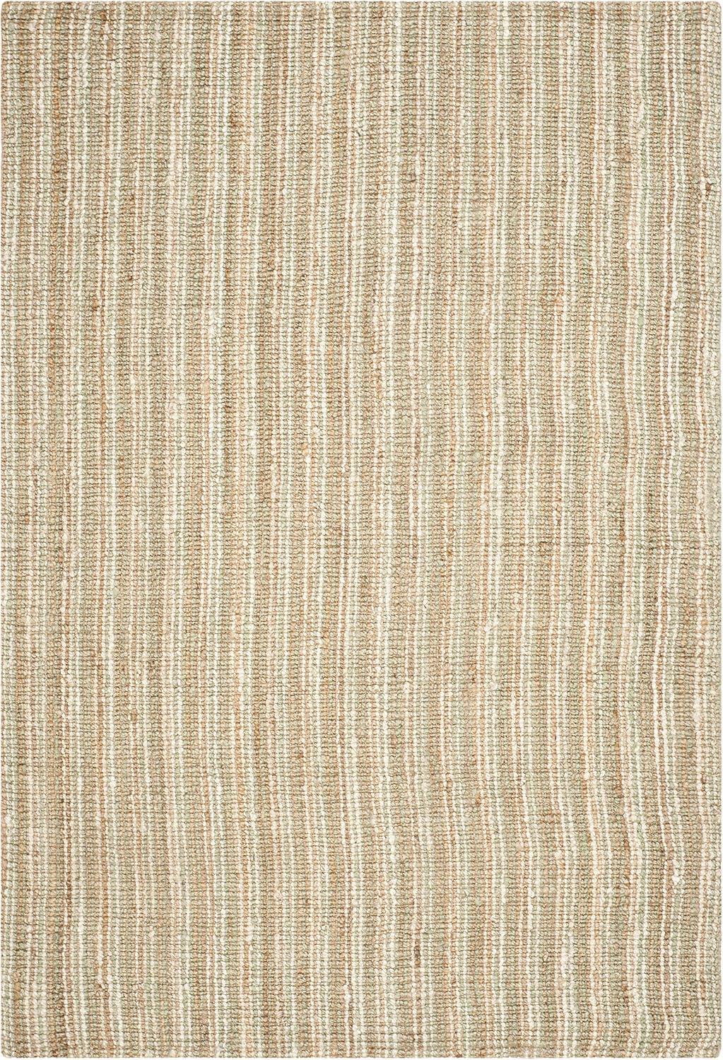 image:imageSAFAVIEH Area Rug 9x12 Natural Fiber Collection Large Natural Brown Handmade Jute Farmhouse Style Chunky Textured Thick Pile NF447ASageNatural