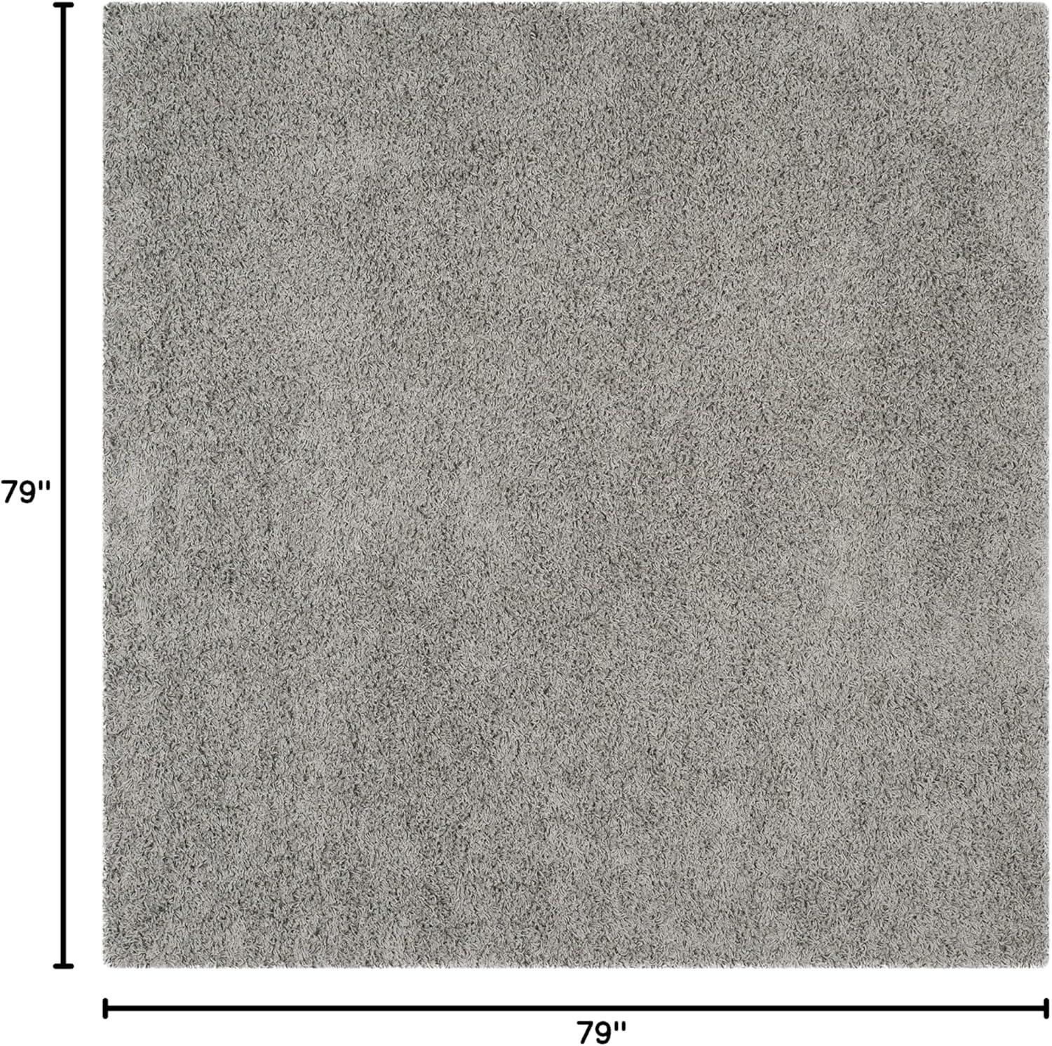 image:imageSAFAVIEH Athens Shag Collection Area Rug 51 x 76 Dark Grey NonShedding amp Easy to Clean Ideal for Living Room Bedroom Dining Space SGA119CLight Grey