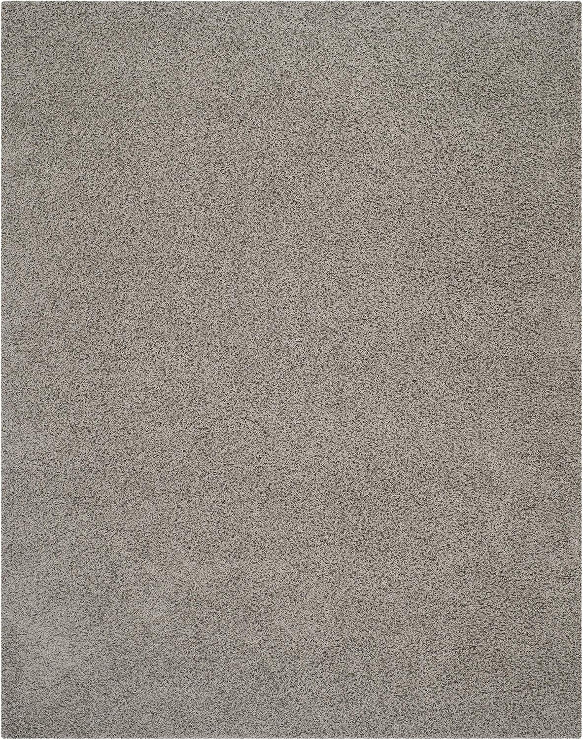 image:imageSAFAVIEH Athens Shag Collection Area Rug 51 x 76 Dark Grey NonShedding amp Easy to Clean Ideal for Living Room Bedroom Dining Space SGA119CLight Grey
