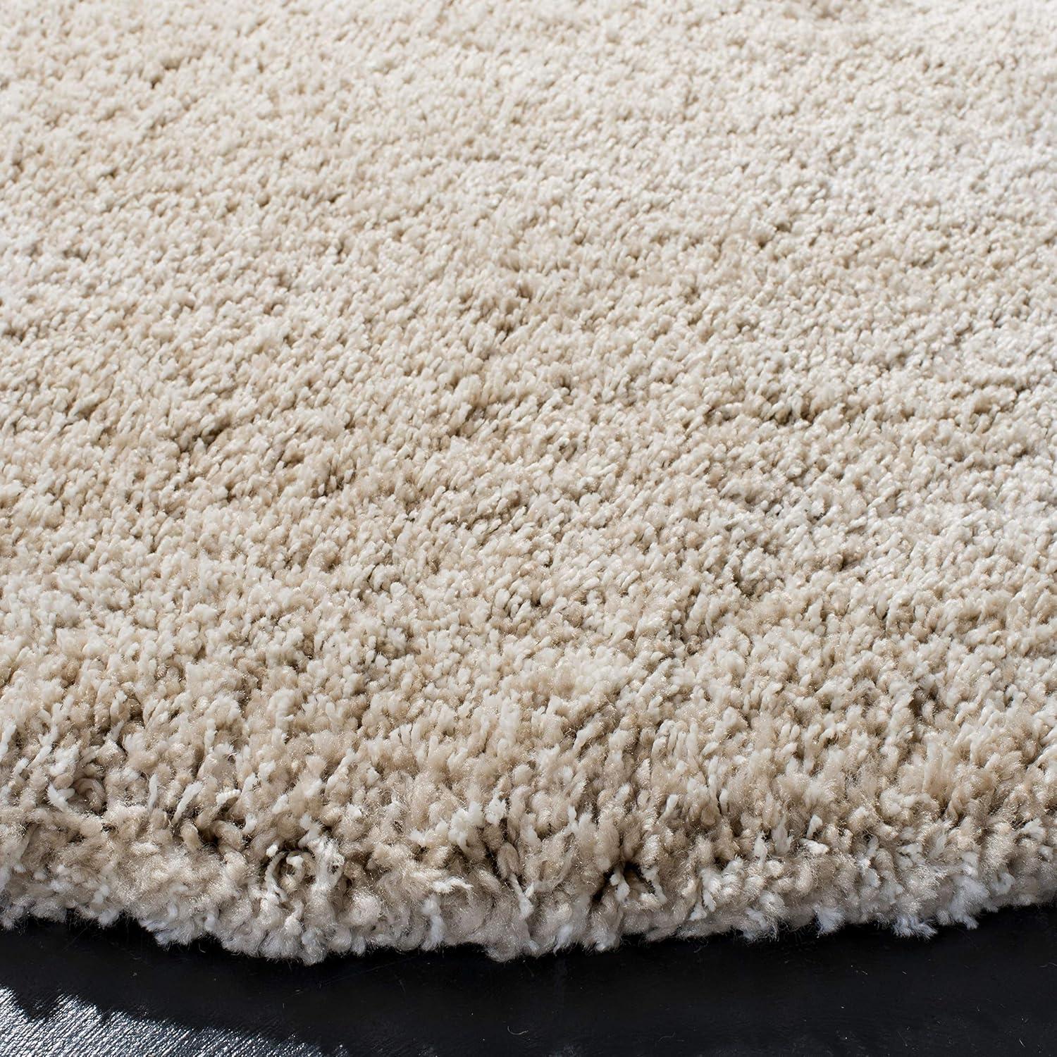 image:imageSAFAVIEH California Shag Collection Area Rug 53 x 76 Beige NonShedding amp Easy to Clean Ultra Plush Thick Pile Ideal for Living Room Bedroom Dining Space SG1511313Beige