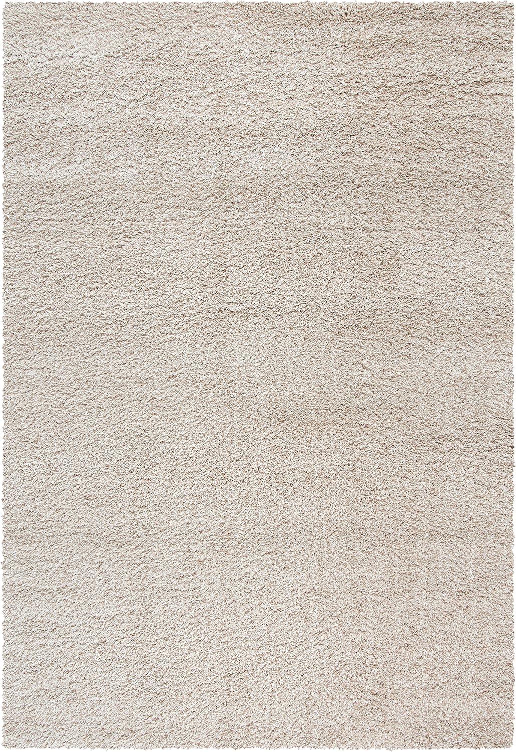 image:imageSAFAVIEH California Shag Collection Area Rug 53 x 76 Beige NonShedding amp Easy to Clean Ultra Plush Thick Pile Ideal for Living Room Bedroom Dining Space SG1511313Beige