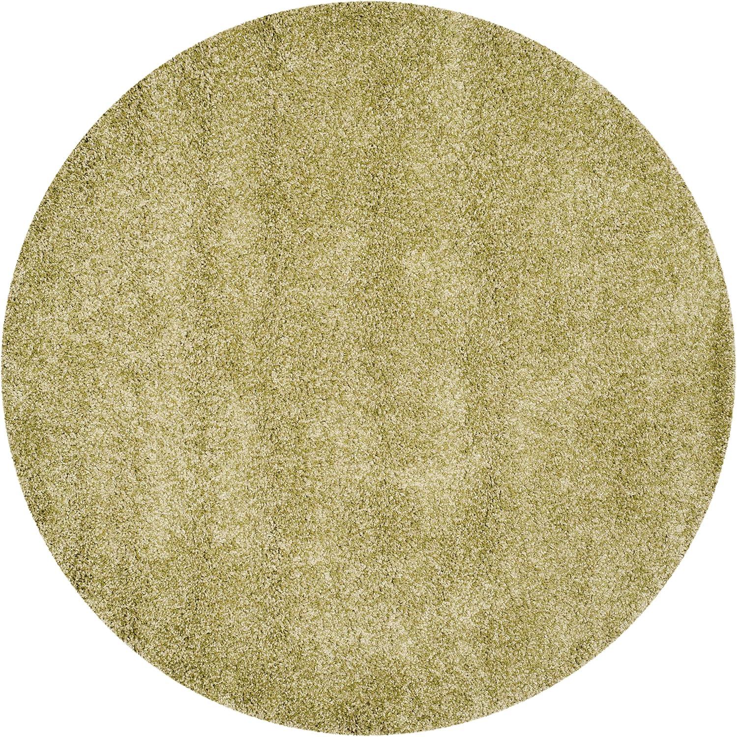 image:imageSAFAVIEH California Shag Collection Area Rug 53 x 76 Beige NonShedding amp Easy to Clean Ultra Plush Thick Pile Ideal for Living Room Bedroom Dining Space SG1511313Green