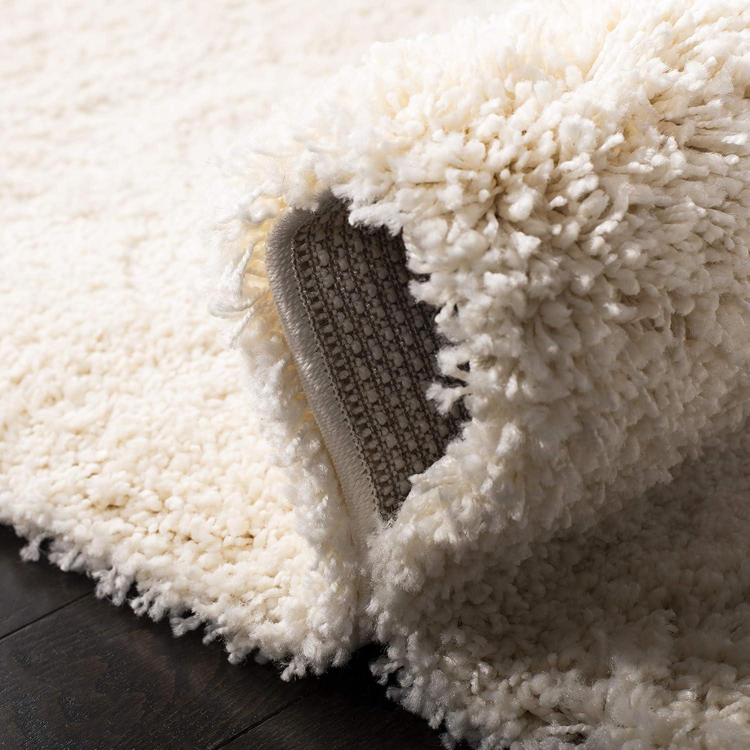image:imageSAFAVIEH California Shag Collection Area Rug 53 x 76 Beige NonShedding amp Easy to Clean Ultra Plush Thick Pile Ideal for Living Room Bedroom Dining Space SG1511313Ivory