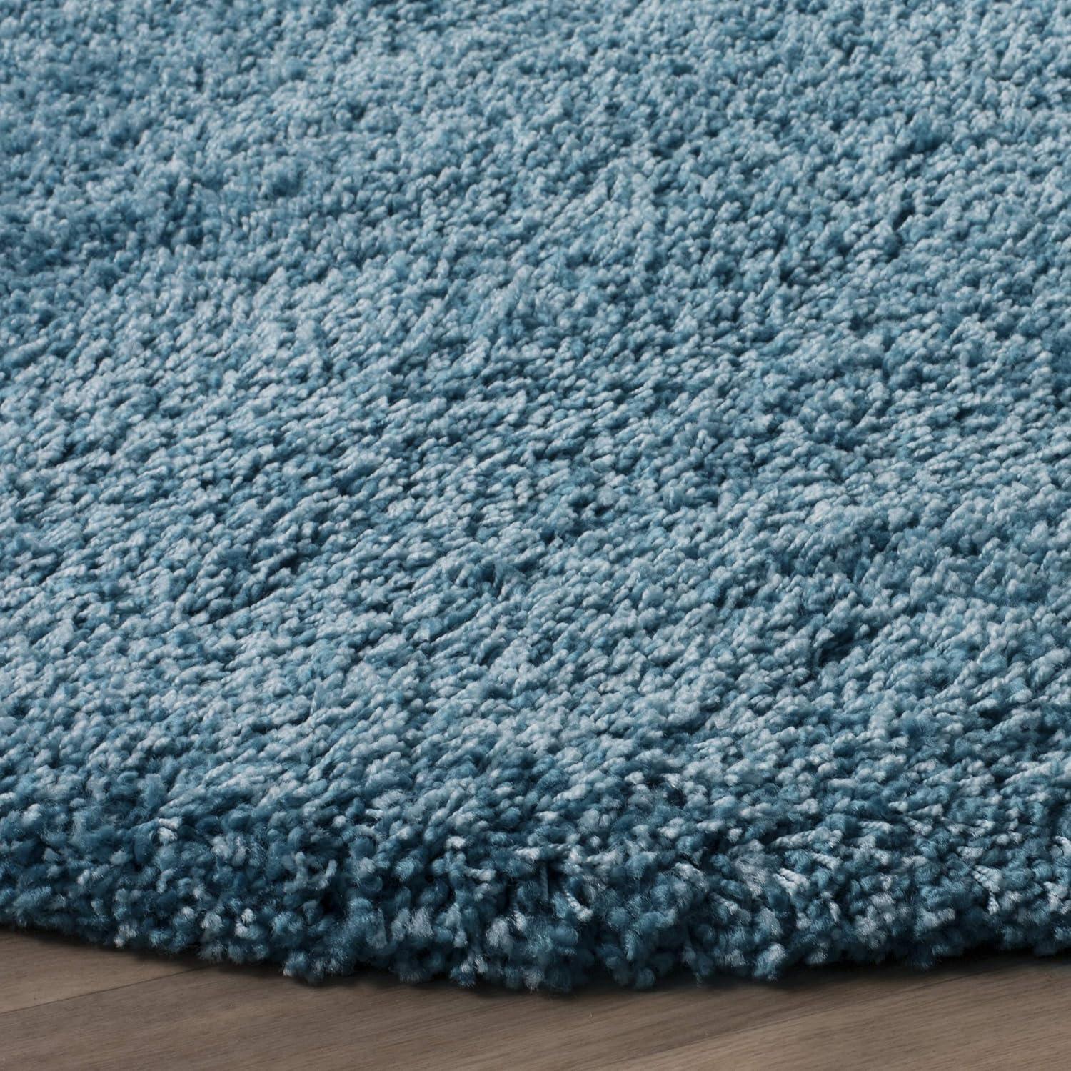 image:imageSAFAVIEH California Shag Collection Area Rug 53 x 76 Beige NonShedding amp Easy to Clean Ultra Plush Thick Pile Ideal for Living Room Bedroom Dining Space SG1511313Turquoise