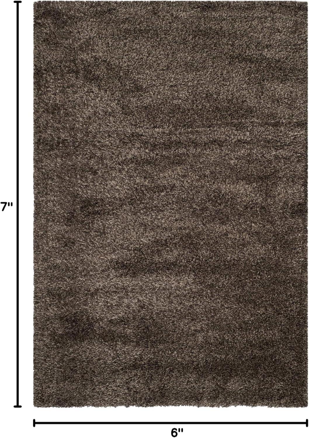 image:imageSAFAVIEH California Shag Collection Area Rug 53 x 76 Beige NonShedding amp Easy to Clean Ultra Plush Thick Pile Ideal for Living Room Bedroom Dining Space SG1511313Mushroom