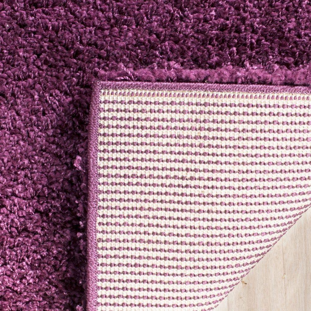 image:imageSAFAVIEH California Shag Collection Area Rug 53 x 76 Beige NonShedding amp Easy to Clean Ultra Plush Thick Pile Ideal for Living Room Bedroom Dining Space SG1511313Purple