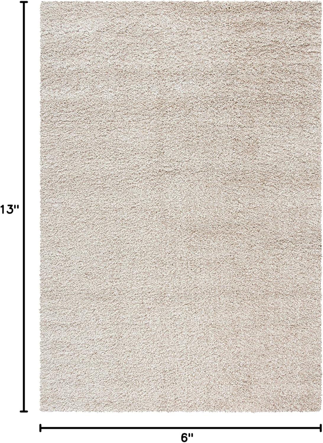 image:imageSAFAVIEH California Shag Collection Area Rug 53 x 76 Beige NonShedding amp Easy to Clean Ultra Plush Thick Pile Ideal for Living Room Bedroom Dining Space SG1511313Beige