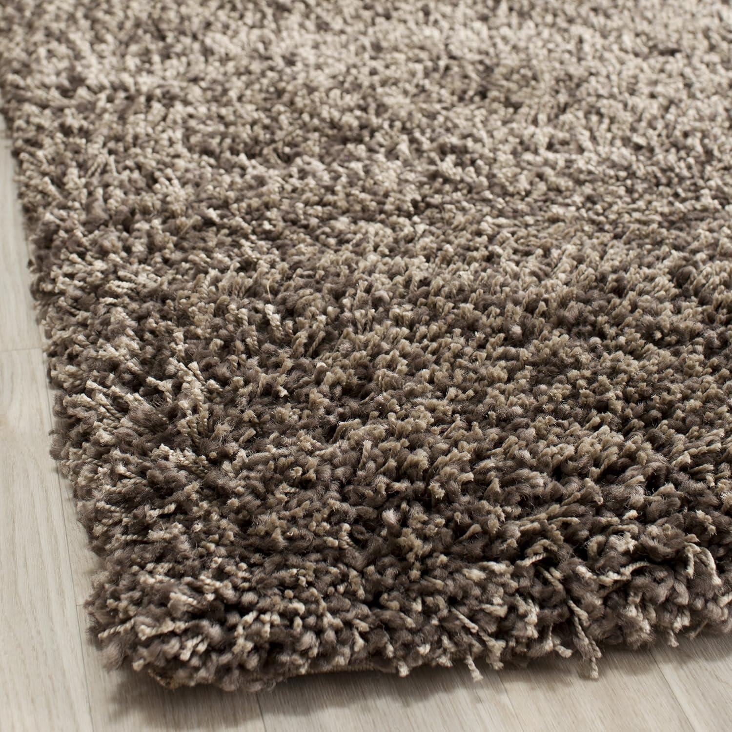 image:imageSAFAVIEH California Shag Collection Area Rug 53 x 76 Beige NonShedding amp Easy to Clean Ultra Plush Thick Pile Ideal for Living Room Bedroom Dining Space SG1511313Mushroom