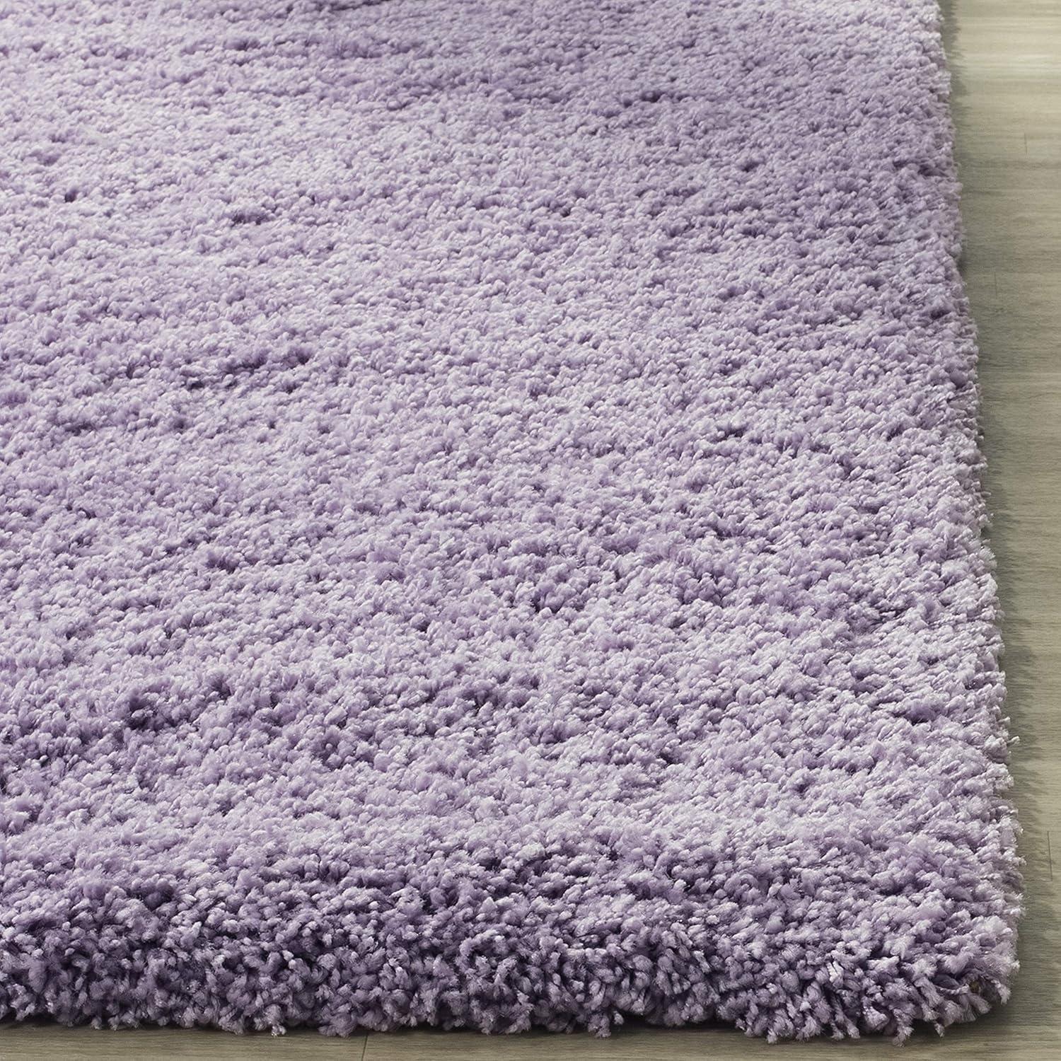 image:imageSAFAVIEH California Shag Collection Area Rug 53 x 76 Beige NonShedding amp Easy to Clean Ultra Plush Thick Pile Ideal for Living Room Bedroom Dining Space SG1511313Lilac