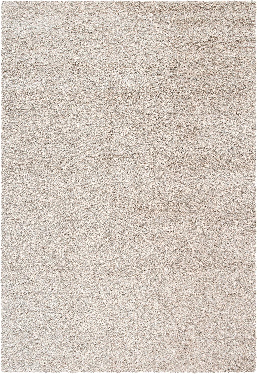 image:imageSAFAVIEH California Shag Collection Area Rug 53 x 76 Beige NonShedding amp Easy to Clean Ultra Plush Thick Pile Ideal for Living Room Bedroom Dining Space SG1511313Beige