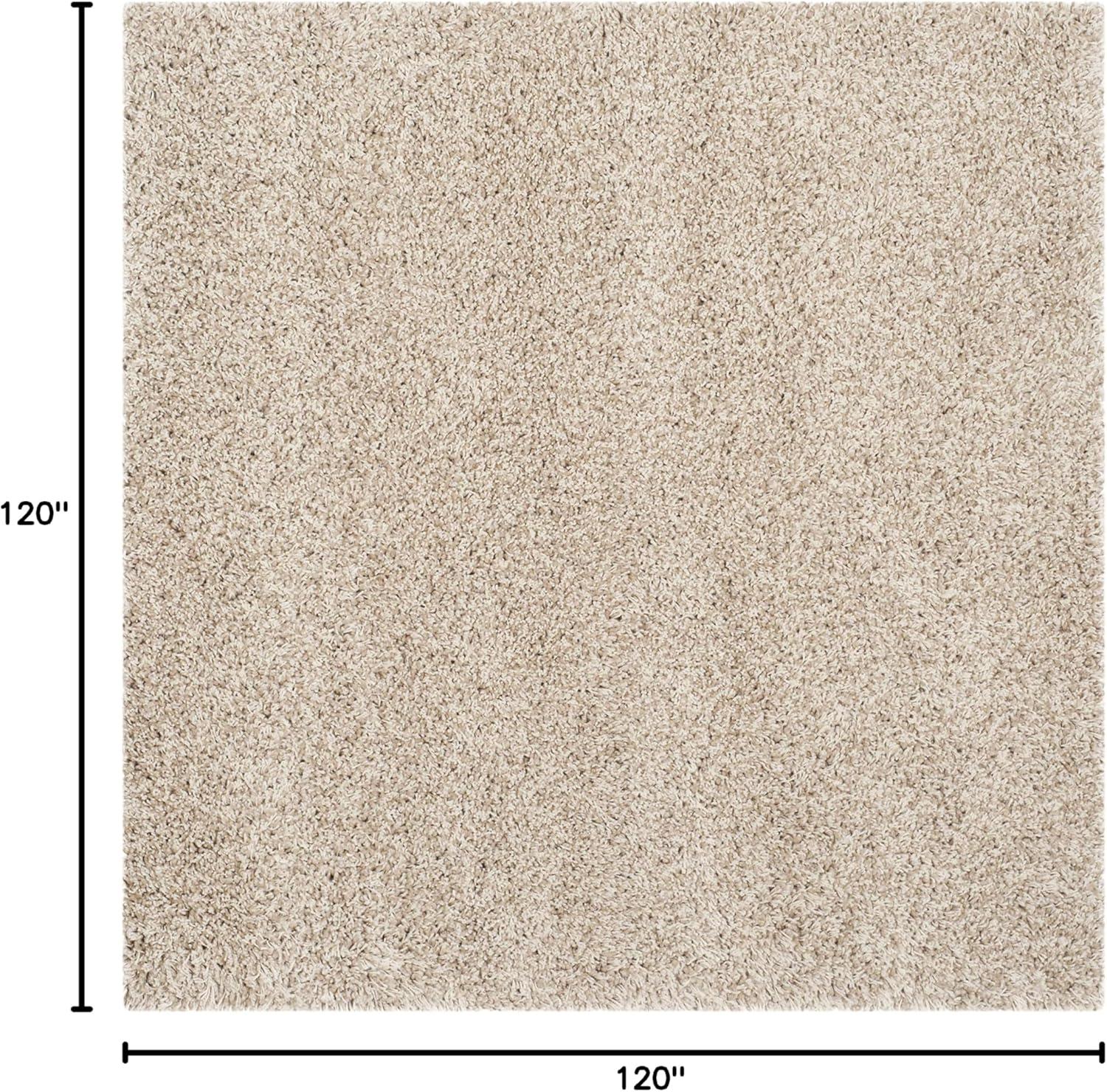 image:imageSAFAVIEH California Shag Collection Area Rug 53 x 76 Beige NonShedding amp Easy to Clean Ultra Plush Thick Pile Ideal for Living Room Bedroom Dining Space SG1511313Beige