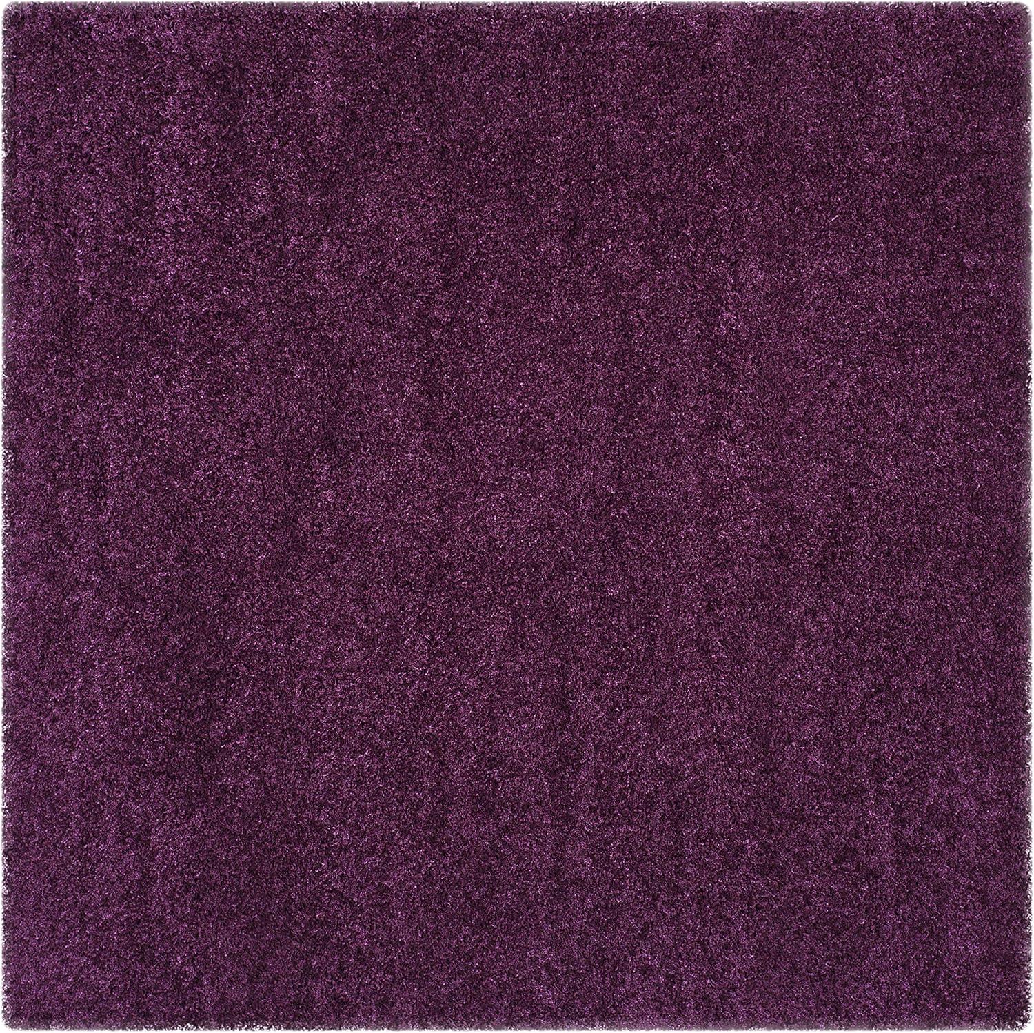 image:imageSAFAVIEH California Shag Collection Area Rug 53 x 76 Beige NonShedding amp Easy to Clean Ultra Plush Thick Pile Ideal for Living Room Bedroom Dining Space SG1511313Purple