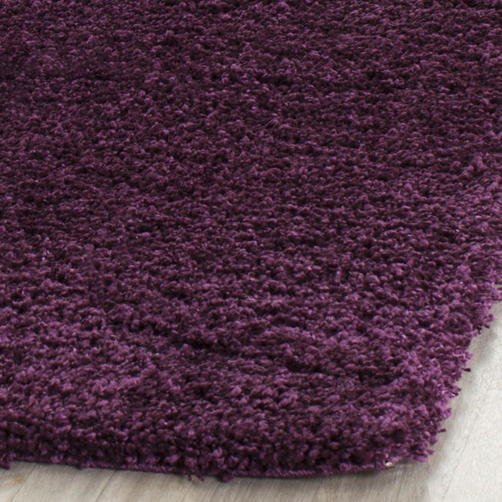 image:imageSAFAVIEH California Shag Collection Area Rug 53 x 76 Beige NonShedding amp Easy to Clean Ultra Plush Thick Pile Ideal for Living Room Bedroom Dining Space SG1511313Purple