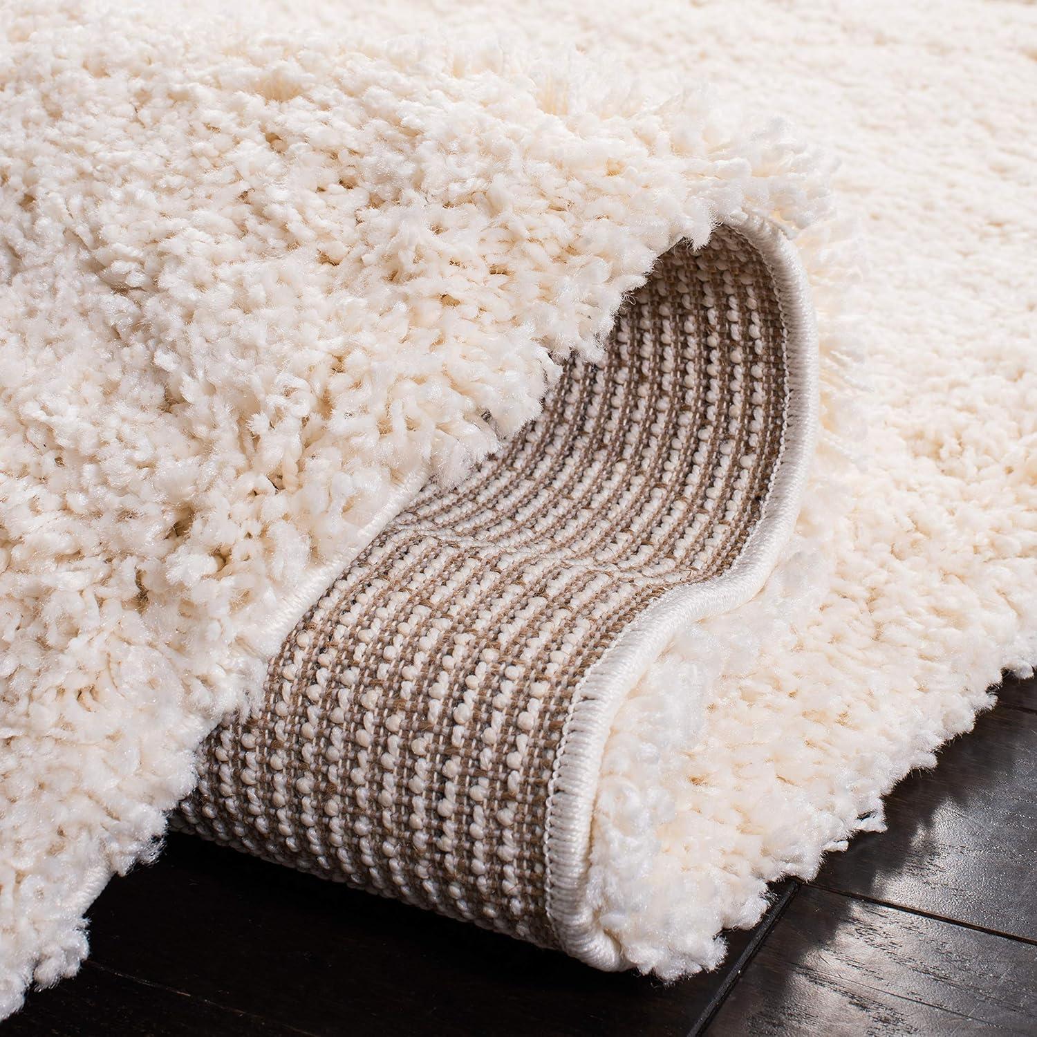 image:imageSAFAVIEH California Shag Collection Area Rug 53 x 76 Beige NonShedding amp Easy to Clean Ultra Plush Thick Pile Ideal for Living Room Bedroom Dining Space SG1511313Ivory