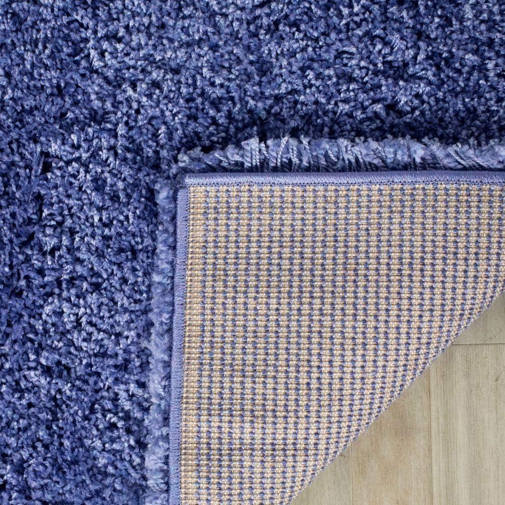 image:imageSAFAVIEH California Shag Collection Area Rug 53 x 76 Beige NonShedding amp Easy to Clean Ultra Plush Thick Pile Ideal for Living Room Bedroom Dining Space SG1511313Periwinkle