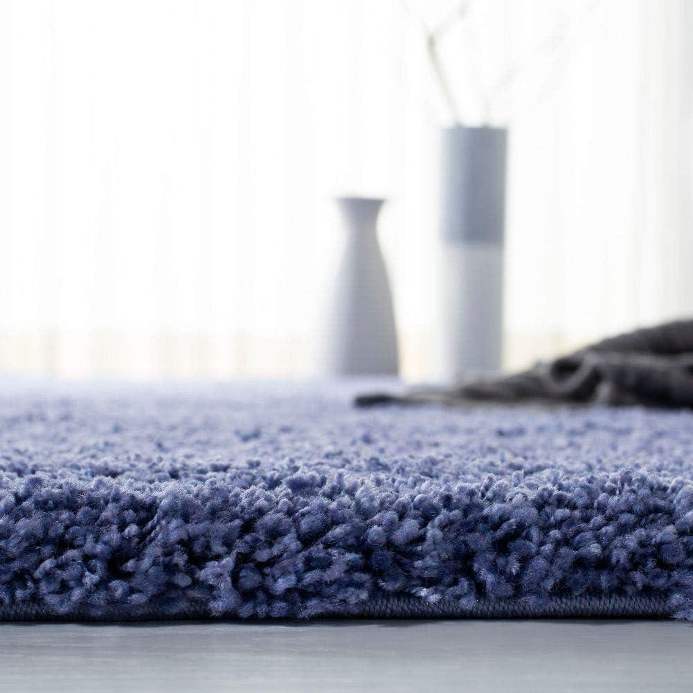 image:imageSAFAVIEH California Shag Collection Area Rug 53 x 76 Beige NonShedding amp Easy to Clean Ultra Plush Thick Pile Ideal for Living Room Bedroom Dining Space SG1511313Periwinkle