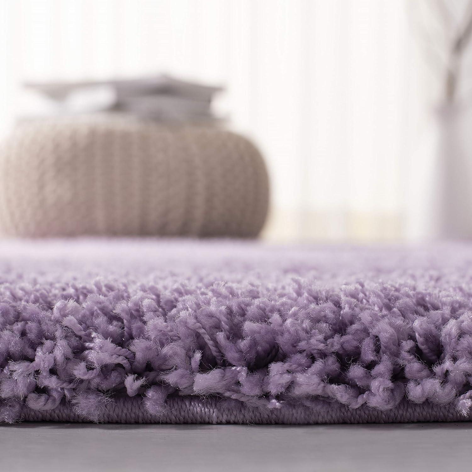 image:imageSAFAVIEH California Shag Collection Area Rug 53 x 76 Beige NonShedding amp Easy to Clean Ultra Plush Thick Pile Ideal for Living Room Bedroom Dining Space SG1511313Lilac