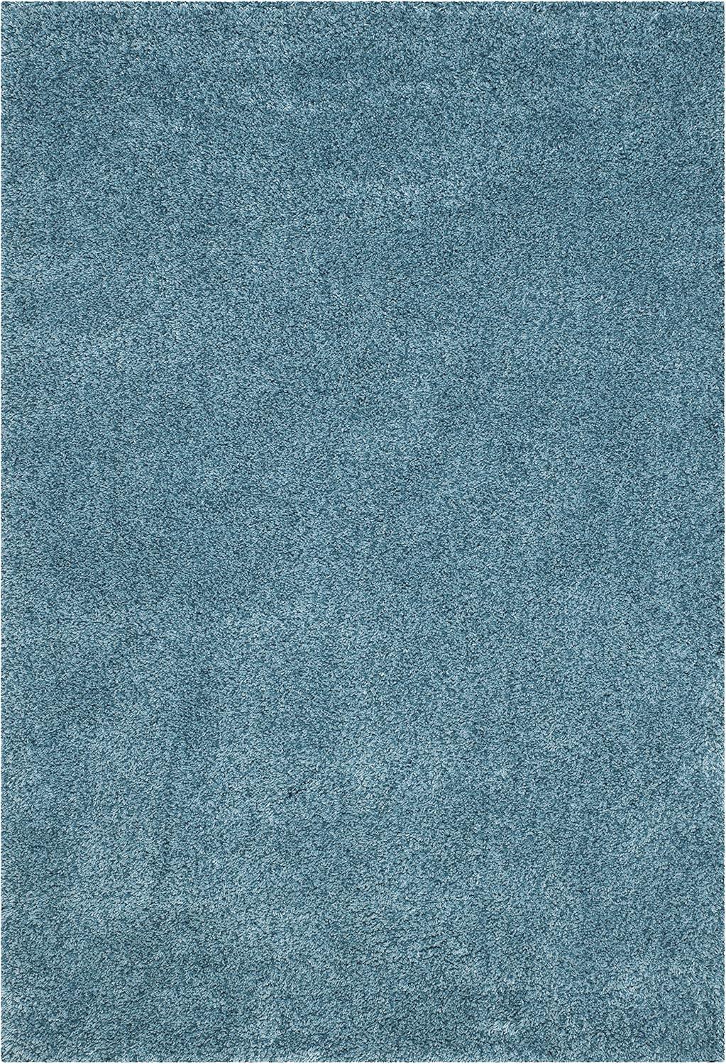 image:imageSAFAVIEH California Shag Collection Area Rug 53 x 76 Beige NonShedding amp Easy to Clean Ultra Plush Thick Pile Ideal for Living Room Bedroom Dining Space SG1511313Turquoise