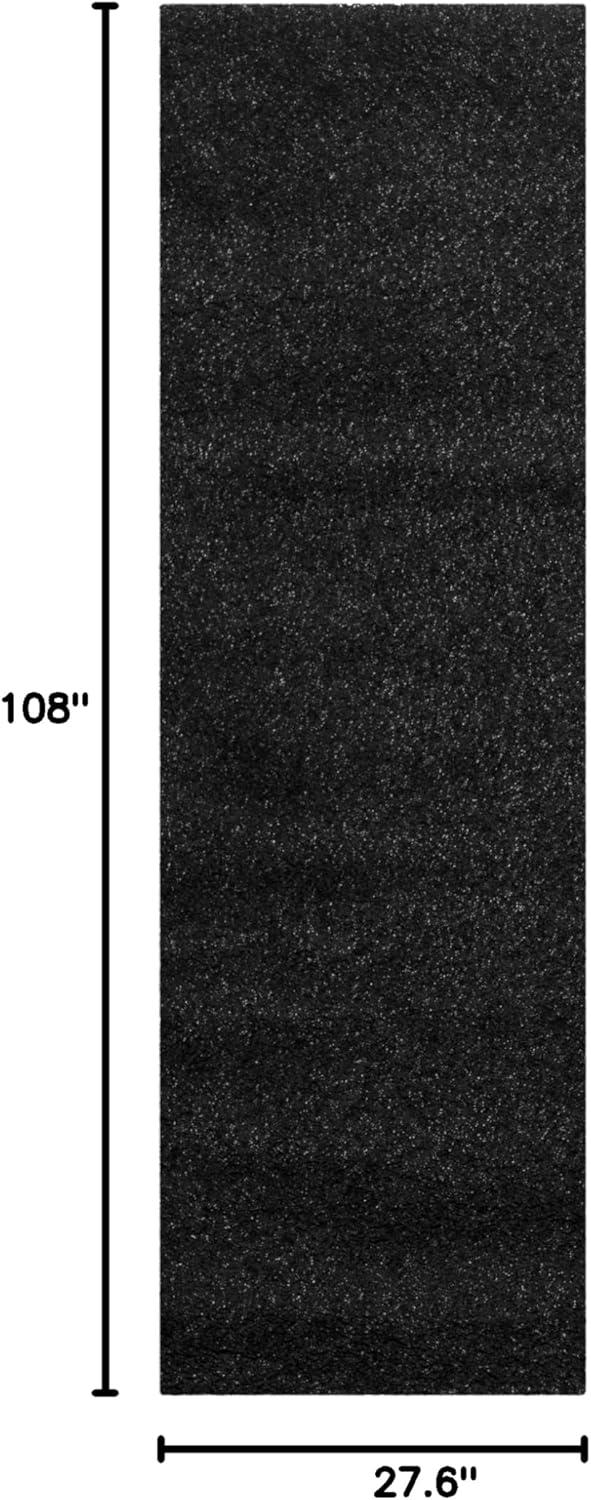 image:imageSAFAVIEH California Shag Collection Area Rug 53 x 76 Beige NonShedding amp Easy to Clean Ultra Plush Thick Pile Ideal for Living Room Bedroom Dining Space SG1511313BlackIvory