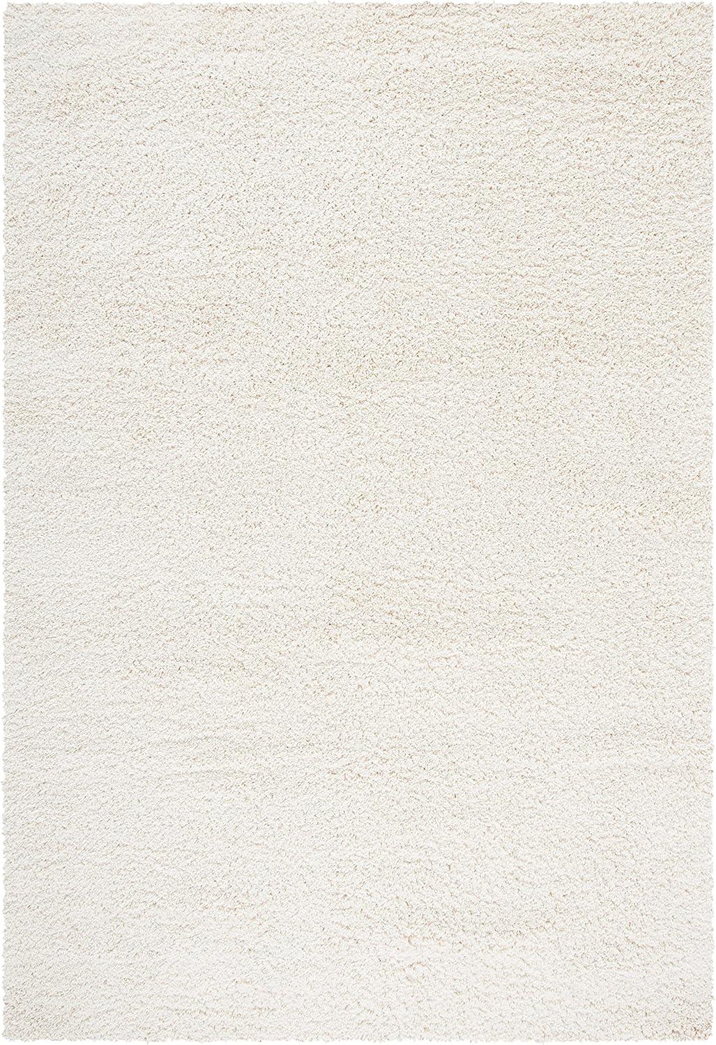 image:imageSAFAVIEH California Shag Collection Area Rug 53 x 76 Beige NonShedding amp Easy to Clean Ultra Plush Thick Pile Ideal for Living Room Bedroom Dining Space SG1511313Ivory