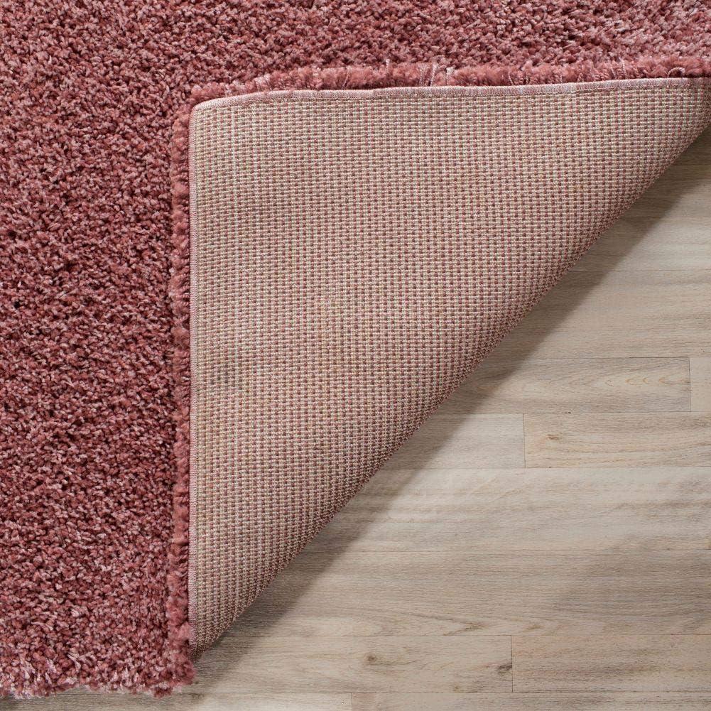 image:imageSAFAVIEH California Shag Collection Area Rug 53 x 76 Beige NonShedding amp Easy to Clean Ultra Plush Thick Pile Ideal for Living Room Bedroom Dining Space SG1511313Rose